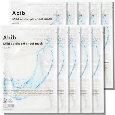Abib Modèle 30 ml * 10 pcs - Masque en feuille - Hydratant & Apaisant pH équilibré - Publicité Abib Modèle 30 ml * 10 pcs - Masque en feuille - Hydratant & Apaisant pH équilibré - Publicité