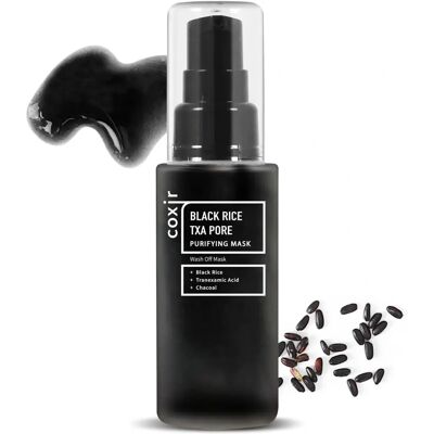 COXIR Txa Masque Purifiant au Riz Noir - Masque Visage - Publicité COXIR Txa Masque Purifiant au Riz Noir - Masque Visage - Publicité