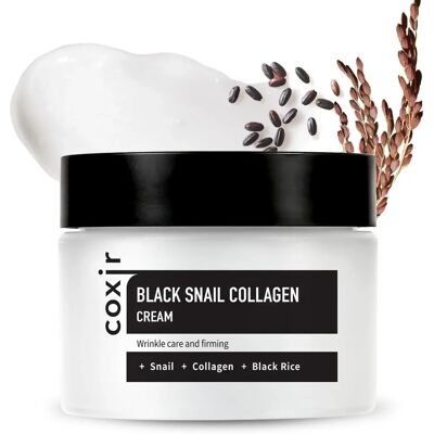Coxir Czarna Śluzowa Krem z Kolagenem - Przeciwdziała Starzeniu, 50ml Coxir Czarna Śluzowa Krem z Kolagenem - Przeciwdziała Starzeniu, 50ml