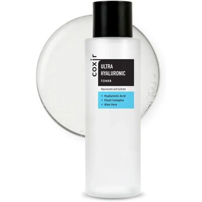 Coxir Ultra Hyaluronic Toner - Spendet Feuchtigkeit, pH-Ausgleich, schnelle Aufnahme Coxir Ultra Hyaluronic Toner - Spendet Feuchtigkeit, pH-Ausgleich, schnelle Aufnahme