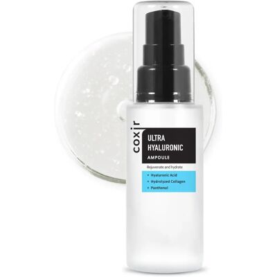 COXIR Ultra Hyaluronic Ampoule - Hydrating Serum - 50ml COXIR Ultra Hyaluronic Ampoule - Hydrating Serum - 50ml