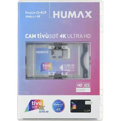 Humax Tivùsat 4K Ultra HD CAM - Unterstützt Nagra Merlin Humax Tivùsat 4K Ultra HD CAM - Unterstützt Nagra Merlin
