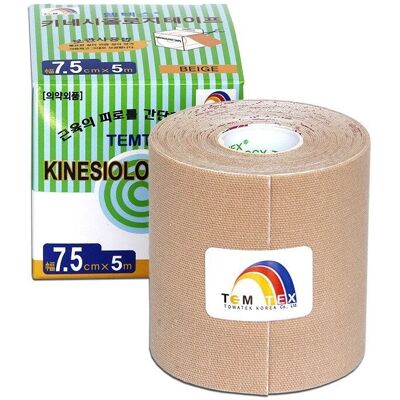 Temtex Kinesio tape Classic - Béžová - Elastická bavlněná páska Temtex Kinesio tape Classic - Béžová - Elastická bavlněná páska