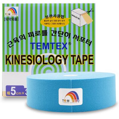Temtex XL Modrý kinesio páska - Kinesio Tape Temtex XL Modrý kinesio páska - Kinesio Tape