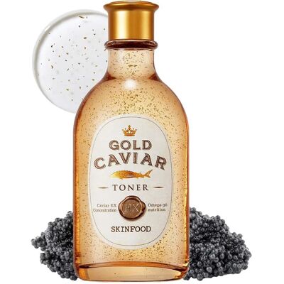 SKINFOOD Gold Caviar Ex Toner - Cura nutriente e idratante SKINFOOD Gold Caviar Ex Toner - Cura nutriente e idratante