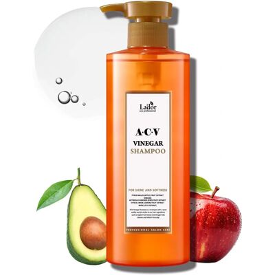 Shampoo au vinaigre de cidre Lador - Nettoyage en profondeur & Brillance - Publicité Shampoo au vinaigre de cidre Lador - Nettoyage en profondeur & Brillance - Publicité
