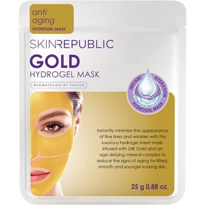 Skin Republic - SR008 - Gold Hydrogel - Gesichtsmaske Skin Republic - SR008 - Gold Hydrogel - Gesichtsmaske