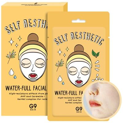 G9 Skin Self Aesthetic Water-full Facial Mask 23 Ml - Masque facial - Publicité G9 Skin Self Aesthetic Water-full Facial Mask 23 Ml - Masque facial - Publicité
