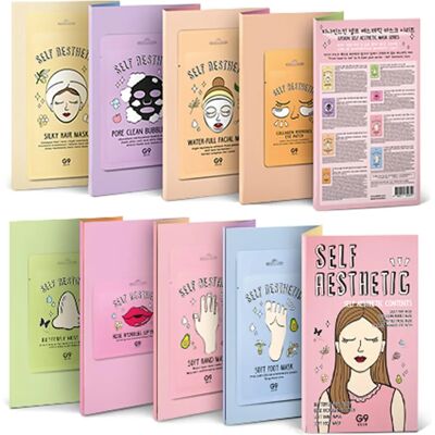 Zestaw masek G9 Skin Self Aesthetic - Pielęgnacja twarzy i ciała Zestaw masek G9 Skin Self Aesthetic - Pielęgnacja twarzy i ciała
