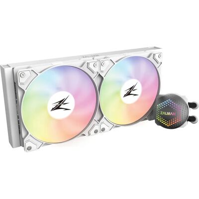 Zalman ALPHA24 Weiße CPU Flüssigkeitskühler - 240mm Radiator, Dual Lüfter, ARGB Pumpe Zalman ALPHA24 Weiße CPU Flüssigkeitskühler - 240mm Radiator, Dual Lüfter, ARGB Pumpe