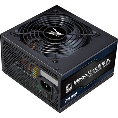 Zalman ZM500-TXII V2 MegaMax Netzteil - 80 Plus, 500W, Schwarz Zalman ZM500-TXII V2 MegaMax Netzteil - 80 Plus, 500W, Schwarz