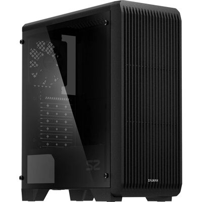 Zalman S2 TG Gehäuse - Unterstützt ATX, micro ATX, Mini-ITX - Gehärtetes Glas Zalman S2 TG Gehäuse - Unterstützt ATX, micro ATX, Mini-ITX - Gehärtetes Glas