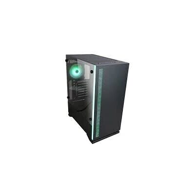 Zalman S5 Schwarz - ATX-Midi-Tower PC-Gehäuse mit RGB-Lüftern Zalman S5 Schwarz - ATX-Midi-Tower PC-Gehäuse mit RGB-Lüftern