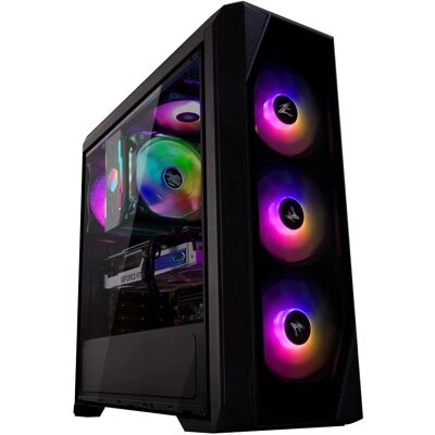 Zalman N5 TF - ATX Midi Tower Schwarz mit RGB-Lüftern Zalman N5 TF - ATX Midi Tower Schwarz mit RGB-Lüftern