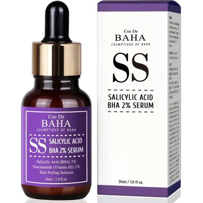 Cos De BAHA Salicylsäure BHA 2 % Serum - Serum für Akne-anfällige Haut Cos De BAHA Salicylsäure BHA 2 % Serum - Serum für Akne-anfällige Haut