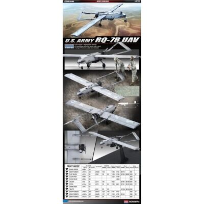 Academy RQ-7B Shadow UAV Modellbausatz - 1:48 Academy RQ-7B Shadow UAV Modellbausatz - 1:48