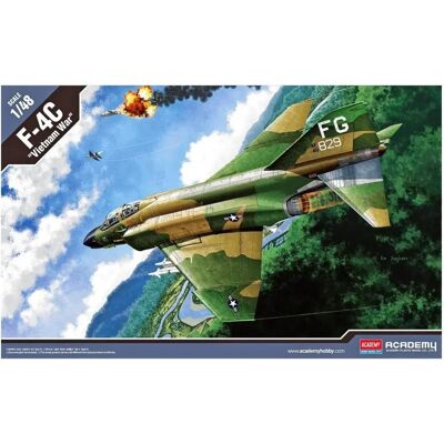 Academy F-4C Phantom Vietnamkrieg Modellbausatz - 1:48 Academy F-4C Phantom Vietnamkrieg Modellbausatz - 1:48