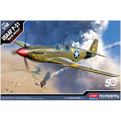 Kit modello North-American P-51 Mustang 1:48 - Aeroplano militare Kit modello North-American P-51 Mustang 1:48 - Aeroplano militare