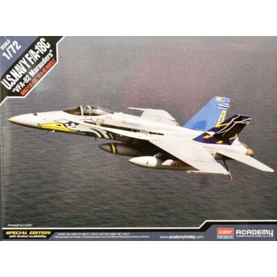 Academy McDonnell-Douglas F/A-18C USN VFA-82 Marauders - Kit modello 1:72 Academy McDonnell-Douglas F/A-18C USN VFA-82 Marauders - Kit modello 1:72