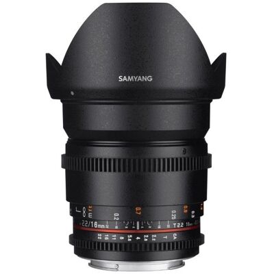 Samyang 16mm T2.2 Prime-Objektiv für Canon APS-C - Ultraweitwinkel Samyang 16mm T2.2 Prime-Objektiv für Canon APS-C - Ultraweitwinkel