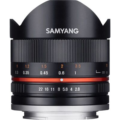 Samyang 8mm f/2.8 UMC Fish-Eye CS II Sony E - Publicité Samyang 8mm f/2.8 UMC Fish-Eye CS II Sony E - Publicité