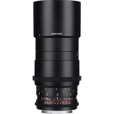 Samyang 100mm T3.1 VDSLR ED UMC MACRO - Lente macro telefoto - Negro Samyang 100mm T3.1 VDSLR ED UMC MACRO - Lente macro telefoto - Negro