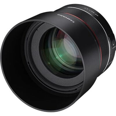 Lente Samyang 85mm f/1.4 para Nikon F - Enfoque automático compacto Lente Samyang 85mm f/1.4 para Nikon F - Enfoque automático compacto