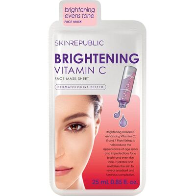 Skin Republic Brightening Vitamin C Sheet Mask 25ml Skin Republic Brightening Vitamin C Sheet Mask 25ml