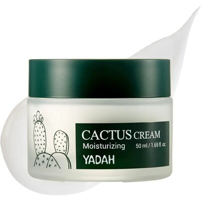 Crème Hydratante de Cactus Yadah - Hydratant - Tous Types de Peau - Publicité Crème Hydratante de Cactus Yadah - Hydratant - Tous Types de Peau - Publicité