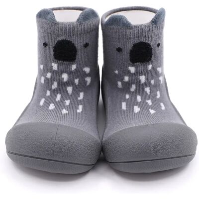Attipas Graue Babyschuhe - Für Gesunde Fußentwicklung Attipas Graue Babyschuhe - Für Gesunde Fußentwicklung
