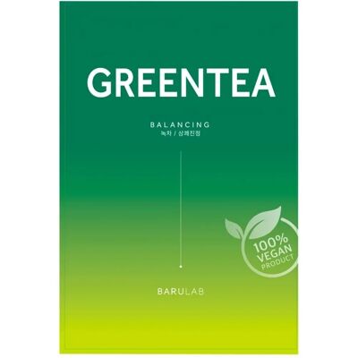 Barulab The Clean Vegan Mask Balancing Green Tea 23g - Face Mask Barulab The Clean Vegan Mask Balancing Green Tea 23g - Face Mask