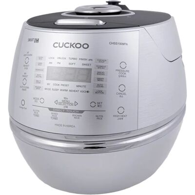 Cuckoo CRP-CHSS1009FN - Metallic - rijstkoker Cuckoo CRP-CHSS1009FN - Metallic - rijstkoker