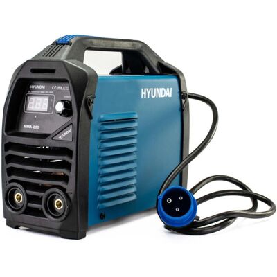 Soldadora inverter Hyundai MMA-200P - 200A, monofásica 230V Soldadora inverter Hyundai MMA-200P - 200A, monofásica 230V