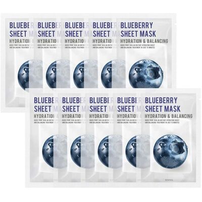 Eunyul Heidelbeer Sheet Mask - Feuchtigkeitsspendend mit Beeren Eunyul Heidelbeer Sheet Mask - Feuchtigkeitsspendend mit Beeren