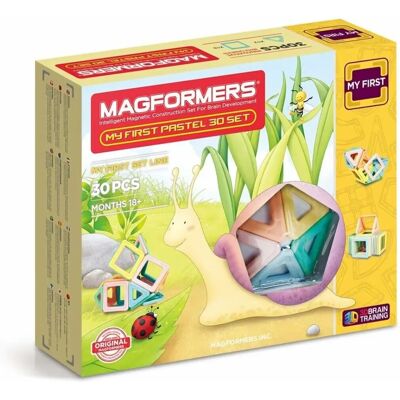 Magformers Moje Pierwsze Pastelowe - Zestaw 30 Elementów Magformers Moje Pierwsze Pastelowe - Zestaw 30 Elementów