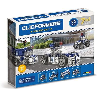 Zestaw Policji Clics Clicformers - Klocki Budowlane Zestaw Policji Clics Clicformers - Klocki Budowlane