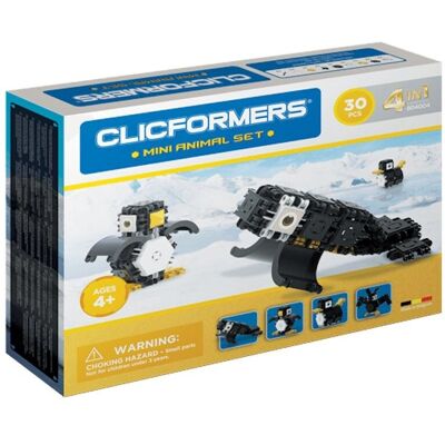 Clicstoys Mini Zwierzęta - Zestaw do budowania Clicstoys Mini Zwierzęta - Zestaw do budowania