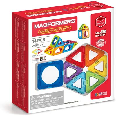 Magformers Basic Plus 14 Set - Jeu de Construction - Publicité Magformers Basic Plus 14 Set - Jeu de Construction - Publicité