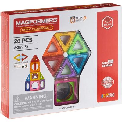 Magformers Basic Plus 26 - Byggesett Magformers Basic Plus 26 - Byggesett