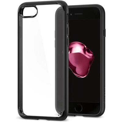 Custodia per telefono Spigen Ultra Hybrid 2 - Nero - Antishock, Trasparente Custodia per telefono Spigen Ultra Hybrid 2 - Nero - Antishock, Trasparente