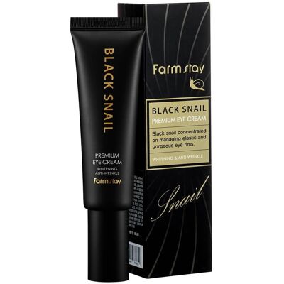 FARM STAY Crema occhi premium con lumaca nera - Idratante, Anti-invecchiamento, Luminosità FARM STAY Crema occhi premium con lumaca nera - Idratante, Anti-invecchiamento, Luminosità