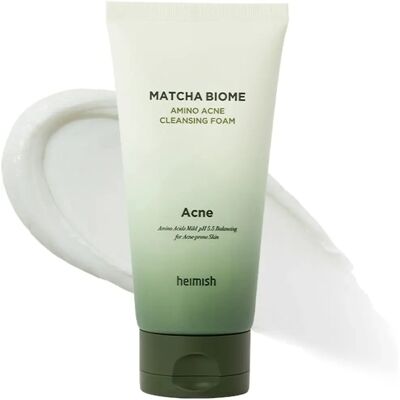 Heimish Matcha Biome Amino Acne Reinigungschaum - Gesichtspflege mit Matcha und Aminosäuren für Akne Heimish Matcha Biome Amino Acne Reinigungschaum - Gesichtspflege mit Matcha und Aminosäuren für Akne