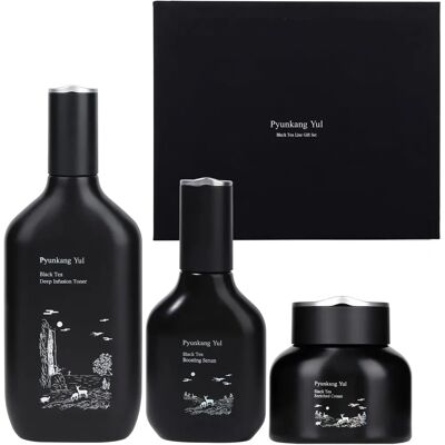 Coffret Cadeau Ligne Thé Noir Pyunkang Yul - Soins Anti-âge - Publicité Coffret Cadeau Ligne Thé Noir Pyunkang Yul - Soins Anti-âge - Publicité