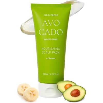 Rated Green Avocado Pflegemaske - Trockene, Geschädigte Haare - 200ml Rated Green Avocado Pflegemaske - Trockene, Geschädigte Haare - 200ml