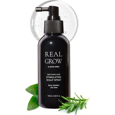 Rated Green Real Grow Anti Haarausfall stimulierende Kopfhaut Spray - Haarausfall 120 mL Rated Green Real Grow Anti Haarausfall stimulierende Kopfhaut Spray - Haarausfall 120 mL