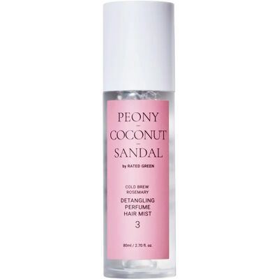 Rated Green Rozmaryn Kokos Sandal Spray - Rozczesywanie, 80mL Rated Green Rozmaryn Kokos Sandal Spray - Rozczesywanie, 80mL