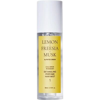 Rated Green Detangling Perfume Hair Mist 1 Lemon-Freesia-Musk 80 ml Rated Green Detangling Perfume Hair Mist 1 Lemon-Freesia-Musk 80 ml