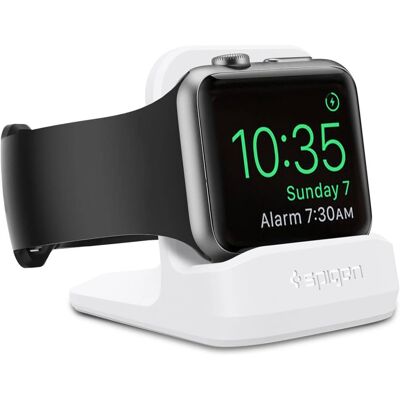 Support de montre Spigen S350 - Blanc - Pour Apple Watch Series 1-5 Support de montre Spigen S350 - Blanc - Pour Apple Watch Series 1-5