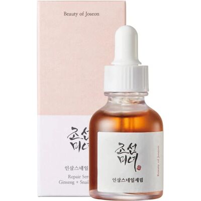 Beauty of Joseon Suero Revitalizante Ginseng + Mucina de Caracol (30ml) Beauty of Joseon Suero Revitalizante Ginseng + Mucina de Caracol (30ml)