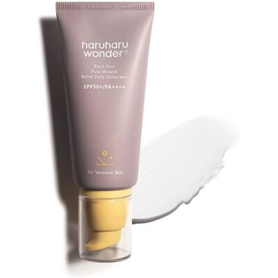haruharu wonder Svart ris fuktighets Airyfit / Ren Mineraal Relief Solkrem SPF50+ PA++++ 50ml haruharu wonder Svart ris fuktighets Airyfit / Ren Mineraal Relief Solkrem SPF50+ PA++++ 50ml